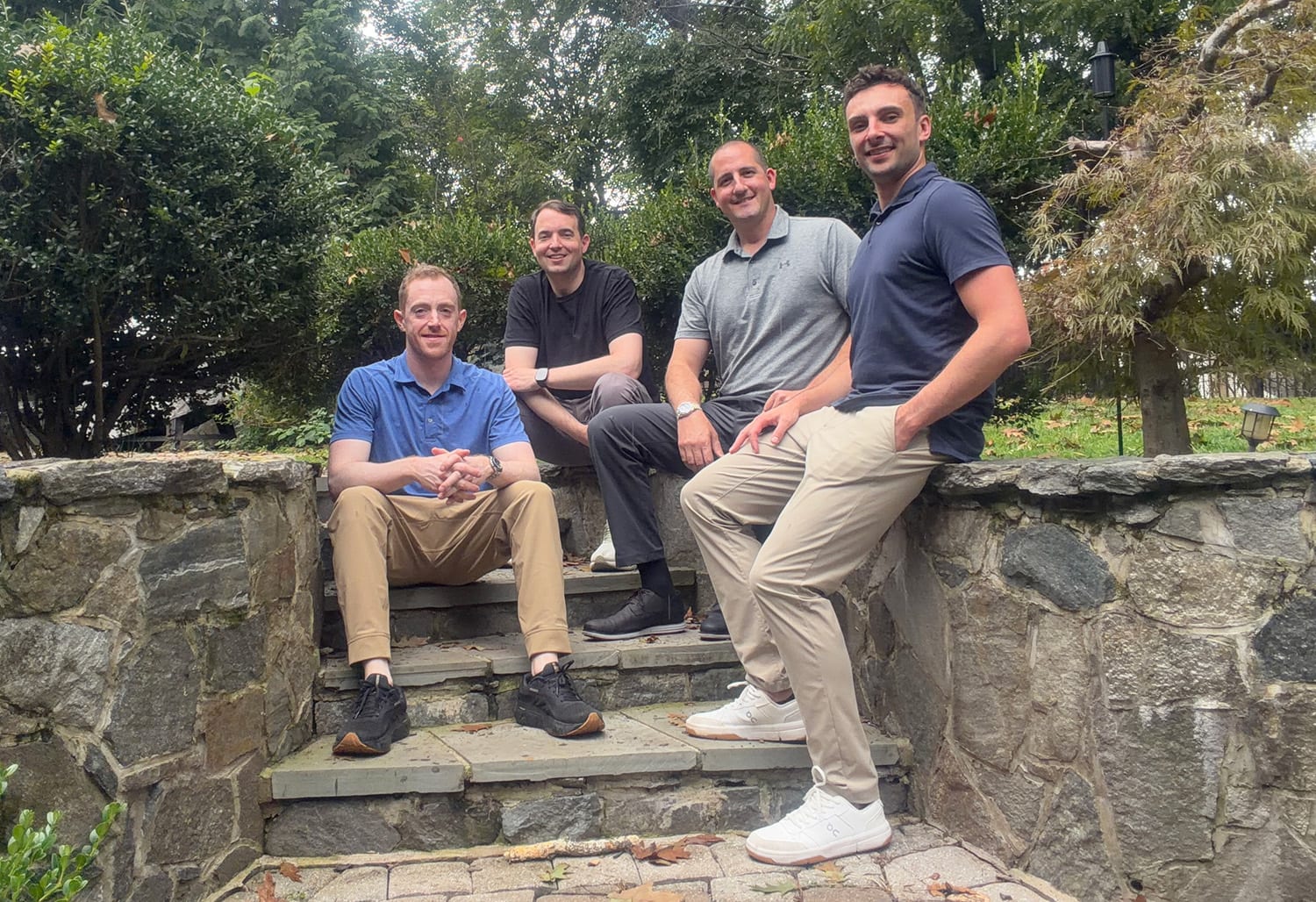 The BlueSuite team together outdoors