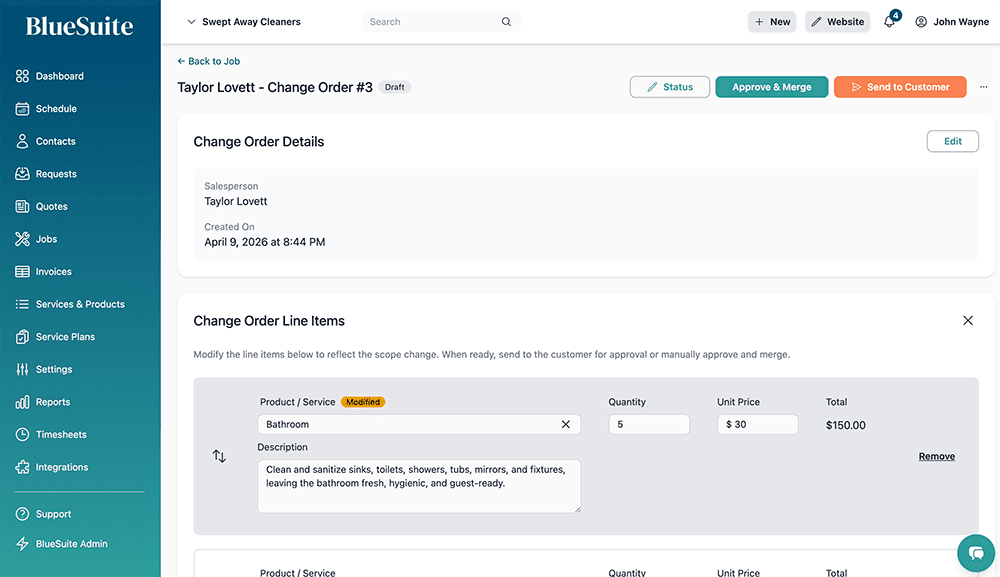 Change Orders