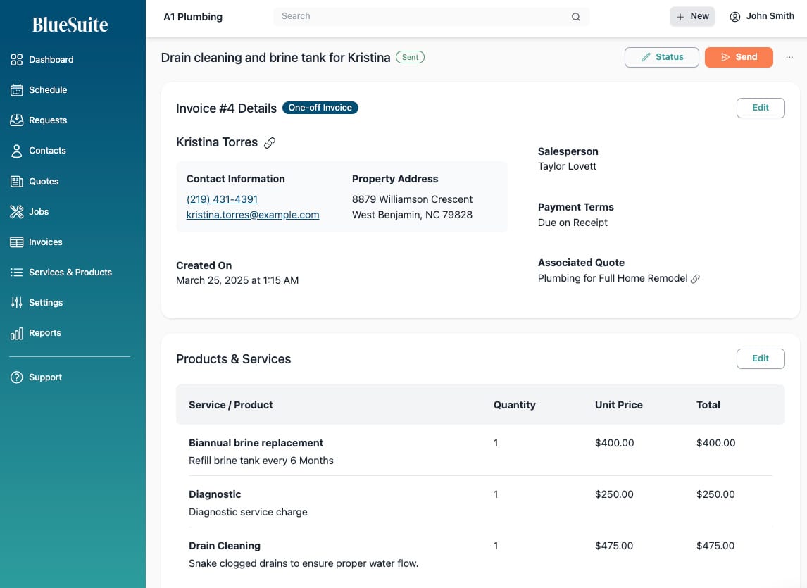 Invoicing Dashboard