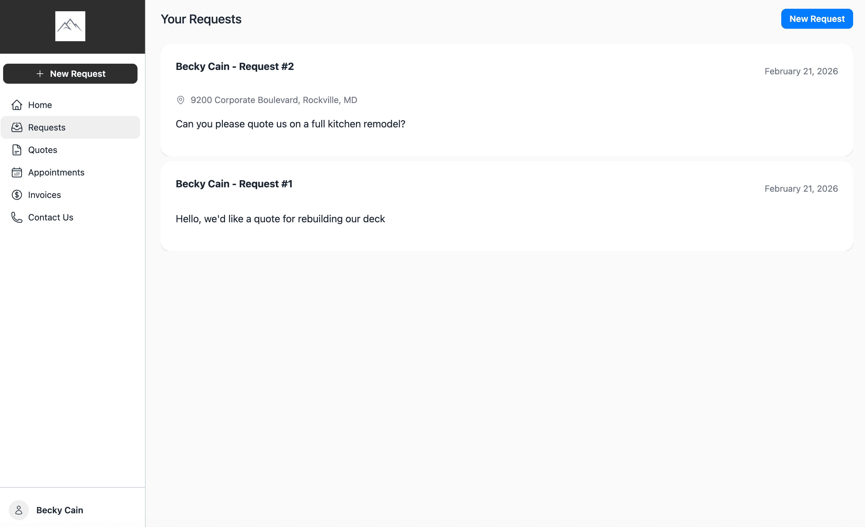 Requests List