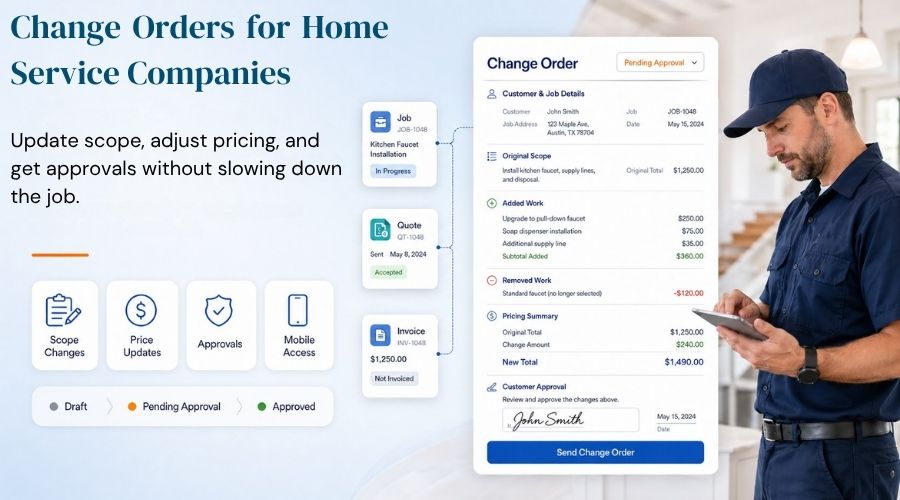 Change Order Software for Home Service Jobs