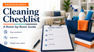 Professional Cleaning Checklist: A Room-by-Room Guide