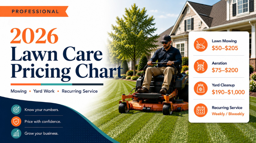 Lawn Care Pricing Chart: 2026 Rates & Pricing